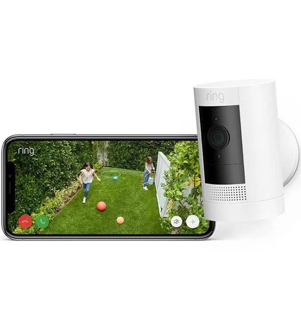 Ring Outdoor Camera (Stick Up Cam) Battery (White)