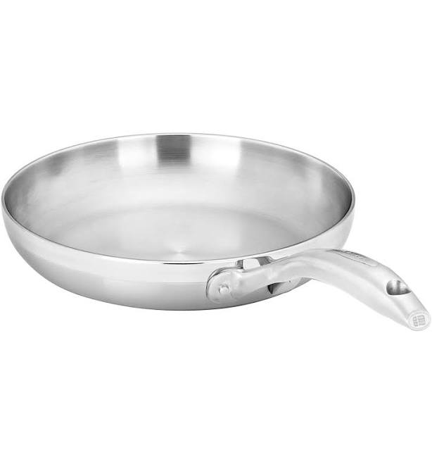 Scanpan Clad 5 Stainless Steel Fry Pan, 26 cm, 5-Layer Construction, Induction Compatible