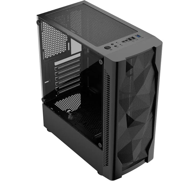1st Player DK Series D4 ATX Metal Mesh PC Computer Gaming Case (Black)
