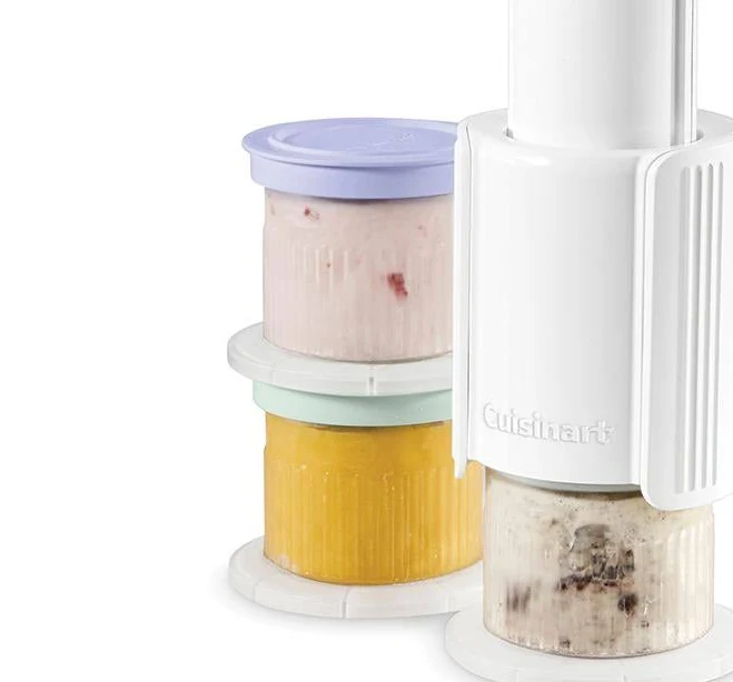 Cuisinart Freeze Wand® Ice Cream Maker | Includes 3 x 240ml dessert pots | 5 presets: Ice Cream, Sorbet, Milkshake, Slushie, Mixins | high-protein, dairy-free, vegan, low calorie