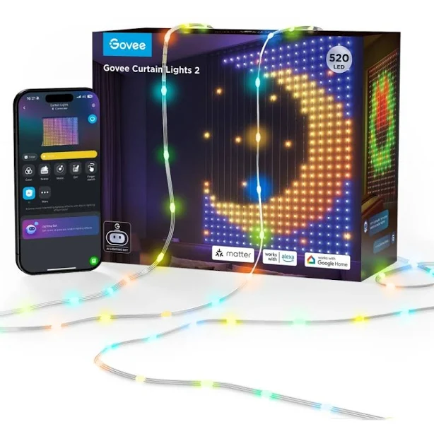Govee Curtain Light 2 Compatible with Matter