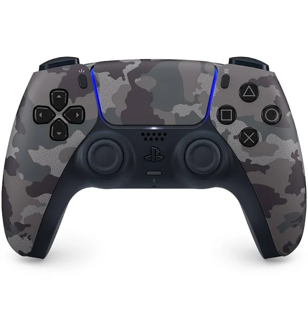 PS5 PlayStation 5 DualSense Wireless Controller Gray Camouflage
