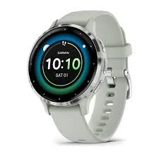 Garmin Venu 3, GPS Smartwatch, AMOLED Display, Advanced Health and Fitness Features, Up to 14 Days of Battery, Whitestone