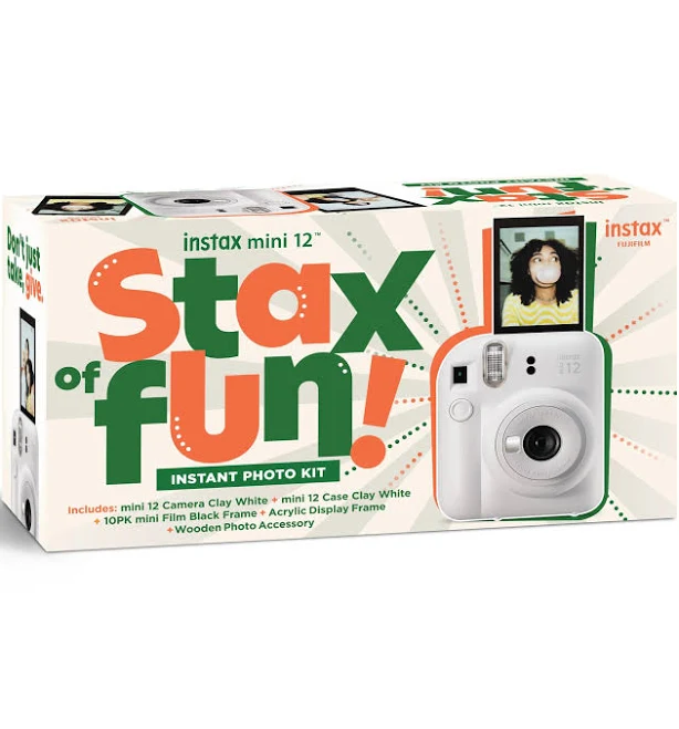 Instax Mini 12 Festive Bundle - White