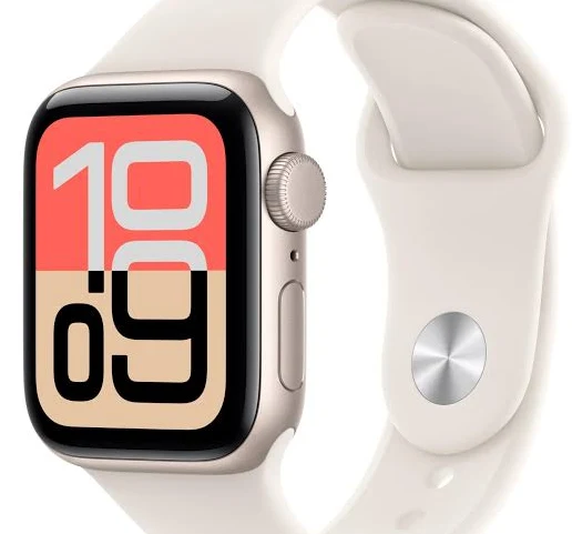 Apple Watch SE 3GPS 40mmStarlight Aluminium Case with Starlight Sport Band - S/M