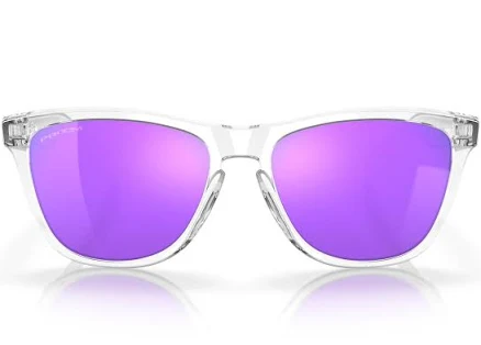 OAKLEY Frogskins Non Polarised Sunglasses, 0OO9013, Crystal Clear & Prizm Sapphire, 55mm