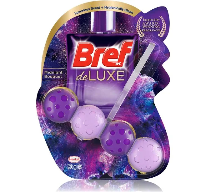 Bref Deluxe Magic Moonflower Rim Block Toilet Cleaner 50g