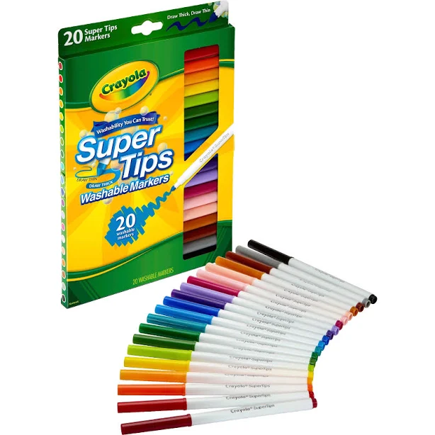 Crayola 20ct Supertips Markers