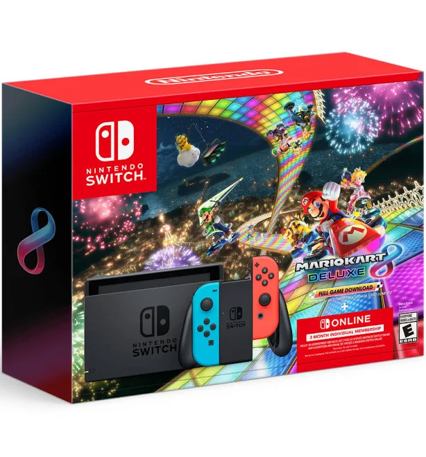 Nintendo Switch Console (Neon Red/ Blue)