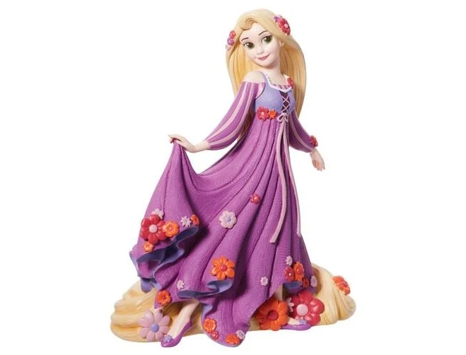 Enesco Disney Showcase Botanical Tangled Rapunzel Figurine, 4.75 Inches, Multicolor