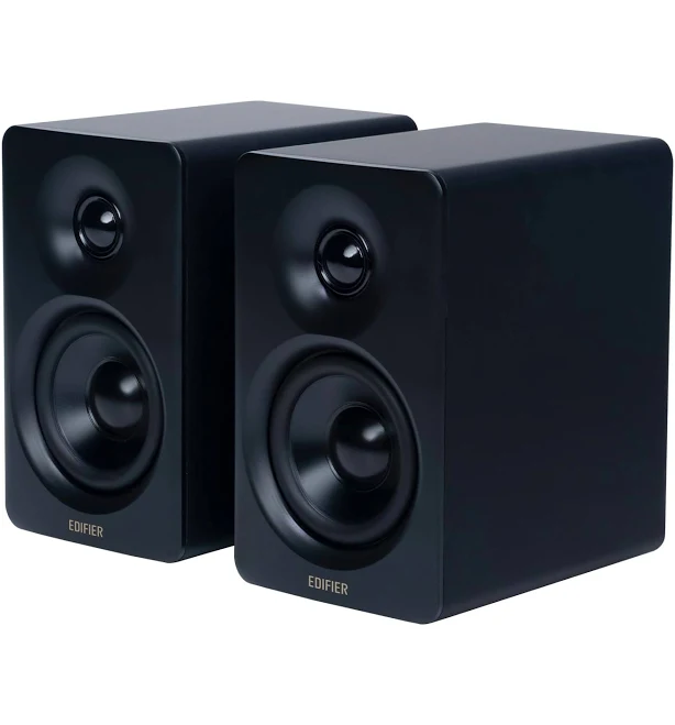 Edifier M60 Multimedia Speaker Bluetooth 5.3, 66W RMS, Hi-Res Audio & Hi-Res Wireless Audio, LDAC,3" Mid Bass & 1" Tweeter, USB-C & Aux Inputs– Black