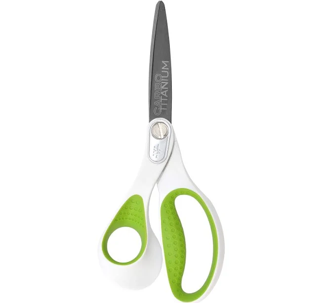 Westcott 16935 8-Inch Heavy-Duty Lefty Carbo-Titanium Scissors For Office and Home, Straight (16935)