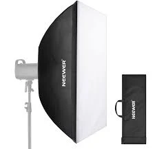 Neewer 60 X 90cm/23.6" X 35.4" Rectangular Softbox Soft Light Diffuser, Compatible with Neewer S101-300W/400W/300W PRO/400W PRO/Vision 4/CB60/CB100/CB150 and Other Bowens Mount Light, with Carry Bag
