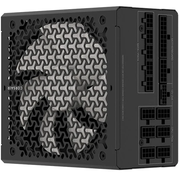 CORSAIR RM1000x Fully Modular Low-Noise ATX Power Supply – ATX 3.1 Compliant – PCIe 5.1 Support – Cybenetics Gold Efficiency – Native 12V-2x6 Connector – Black