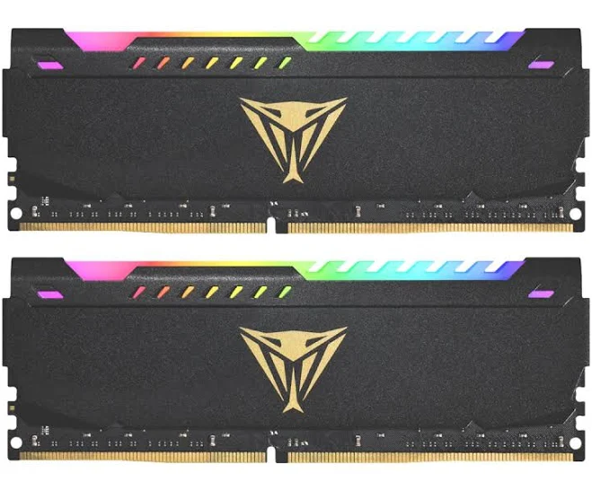 PATRIOT MEMORY VIPER STEEL RGB DDR4 3200MT/s 16GB [8GBx2] - PVSR416G320C6K