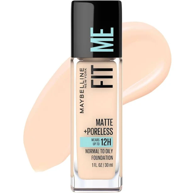 Maybelline New York Fit Me Matte & Poreless Mattifying Liquid Foundation - Fair Ivory 105