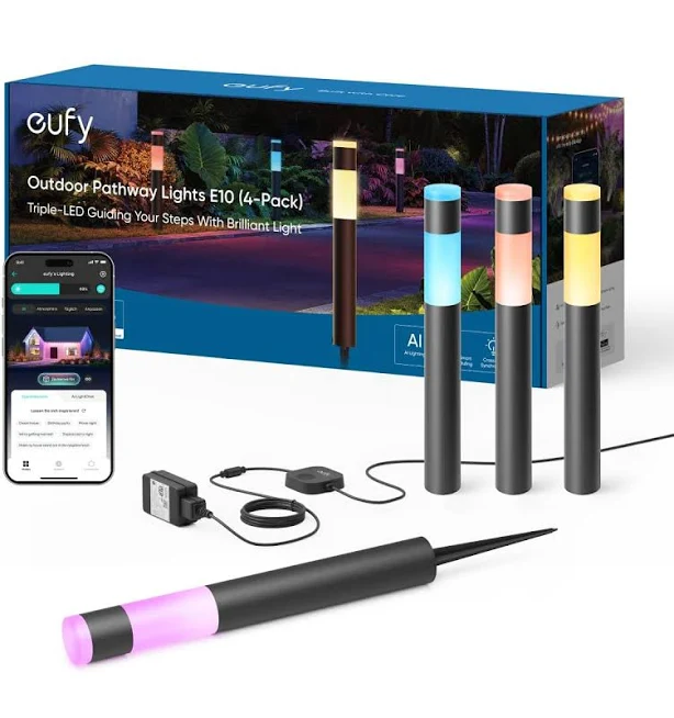 eufy Outdoor Pathway Smart Lights (4 Pack)